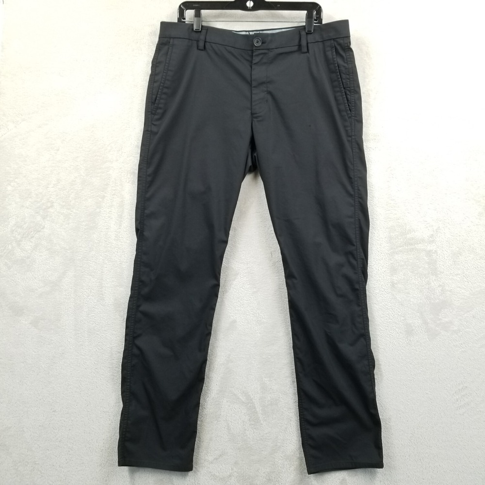 Kit + Ace Pants‎ Men 36 x 31 Black Performance Technical Stretch Straight Leg